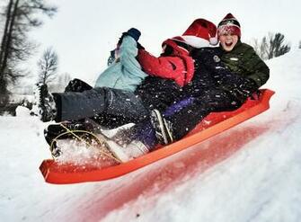 Sledding Wallpaper High Quality