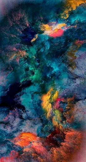 Abstract Wallpaper Storm iPhone Screen