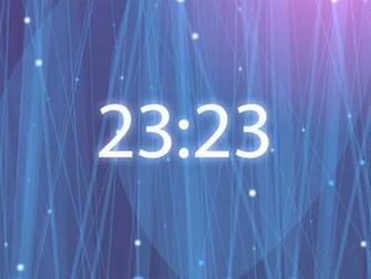 Radiating Clock Will Brighten Up Your Desktop And Fill Time