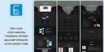 Ena Landing Template Bootstrap Carnival