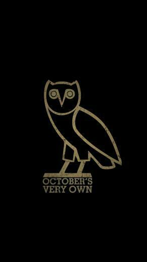 Ovo Drake Logo iPhone Wallpaper