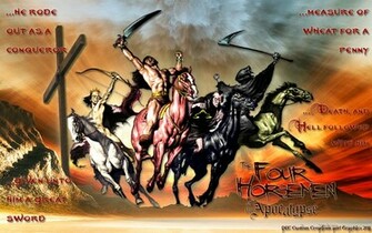The Four Horsemen By Fractual Customization Wallpaper Fantasy