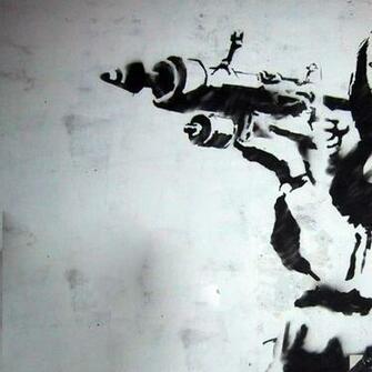Graffiti Mona Lisa Banksy Wallpaper High Resolution