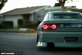 Nissan 240sx S13 Tuning Lowrider Lights Bokeh F Wallpaper