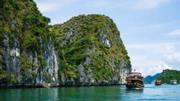 Desktop Wallpaper Vietnam Ha Long Bay Crag Nature