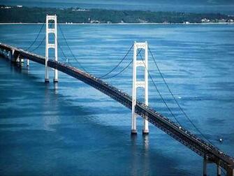 Mackinac Bridge Michigan Bridges Wallpaper