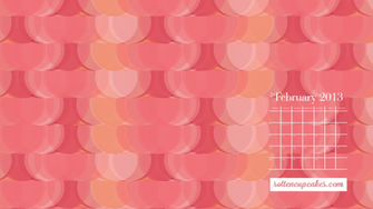 February Desktop Wallpaper iPhone Calendar