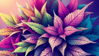 Pot Leaves Wallpaper