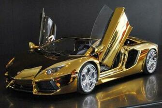 Black And Gold Sports Cars Desktop Wallpaper
