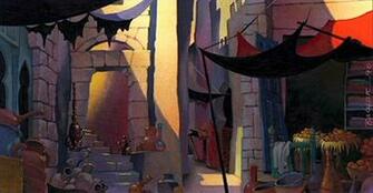 Visual Development Agrabah Streets With Image Disney
