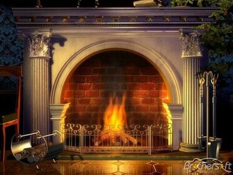 Fireplace Screensaver Relaxing