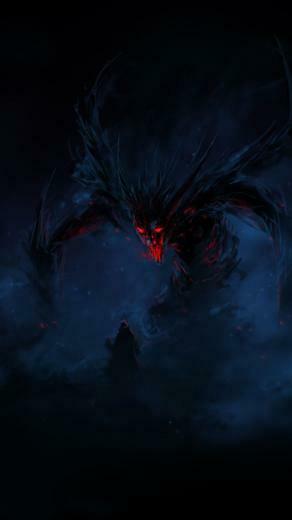 Painted Demon Wallpaper Black And White 3d For Desktop