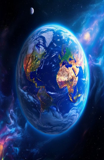 Earth And Moon Live Wallpaper