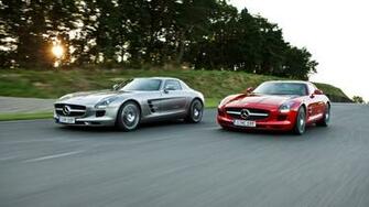 Mercedes Benz Sls Amg Duo For X HDtv 1080p Resolution