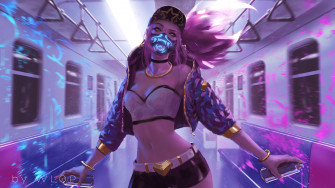 K Da Akali Lol 4k Wallpaper