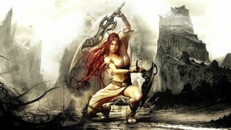 Heavenly Sword Computer Wallpaper Desktop Background