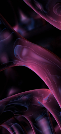 Purple Shapes iPhone Amoled Wallpaper