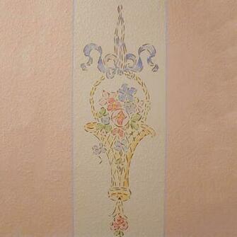 By Irina Chernysh On Art Wallpainting Wallpaper Stencils Pint