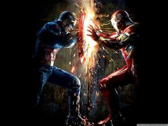 Captain America Iron Man Wallpaper Space