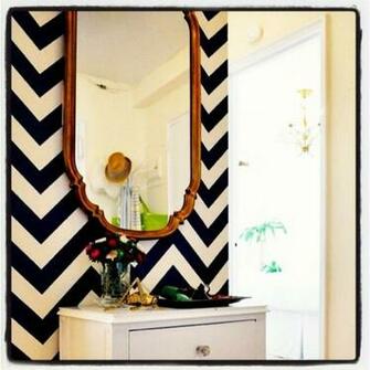 Chevron Stripe Wallpaper Walls Windows