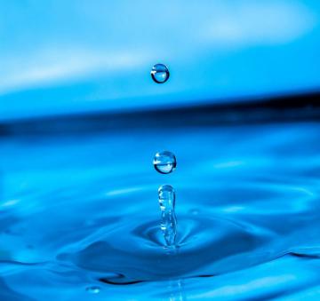Blue Clean Clear Dew Drip Drop Of Water Droplet