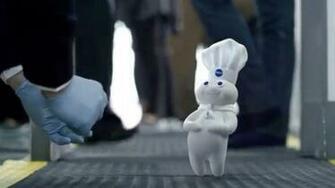 Hot Doughboy Pillsbury Mascot Crashes Geico Commercial Abc News