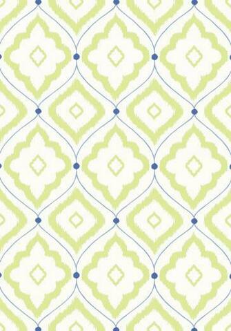 This Thibaut Bungalow Wallpaper In Lime So Fresh And Spring Like