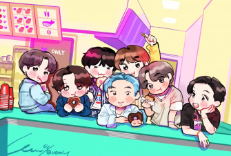 Hey There On Bts Wallpaper