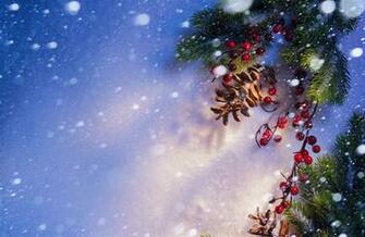 4k Wallpaper New Year Berries Snow Cones