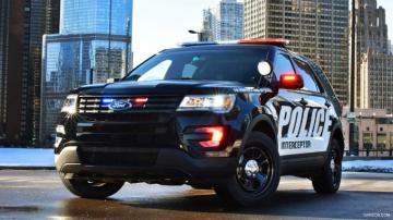 Ford Police Interceptor Utility Front Caricos