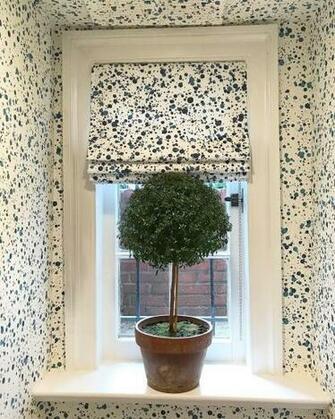 Lynnchalk Posted To Instagram Custom Roman Shade And Matching