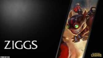 Wallpaper Ziggs League Of Legends By Black Adrac Star