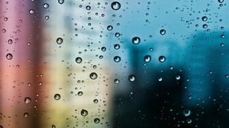 Rain Drop Window Wallpaper Photo HD Widescreen