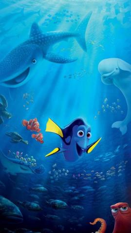 Finding Dory Wallpaper Disney Cartoon
