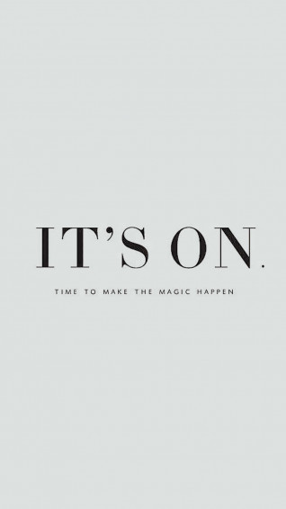 It S On Grey Confidence Quote Wallpaper