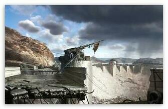 Fallout New Vegas Hoover Dam Concept Art HD Wallpaper For Standard