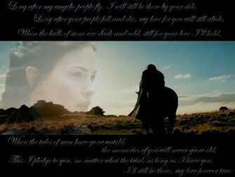 Arwen And Aragorn Wallpaper