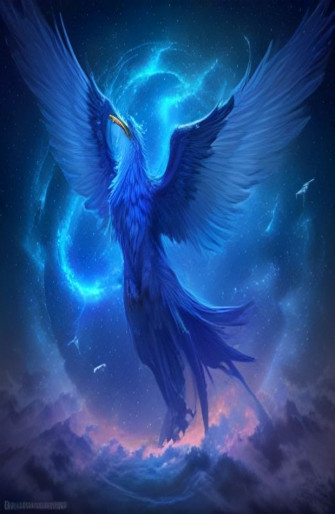 Blue Phoenix Wallpaper