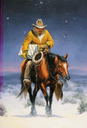 Christmas Cowboy Wallpaper