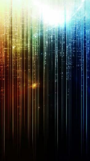 Wallpaper Line Multi Colored Vertical Light Sony