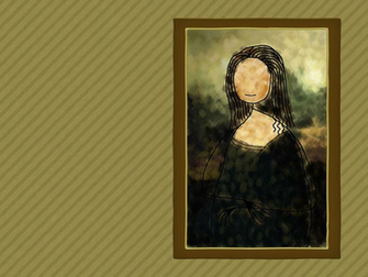 Mona Lisa Funny Artwork Humor Jokes Normal