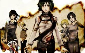 Attack On Titan Shingeki No Kyojin Sasha Browse Mikasa Ackerman Annie