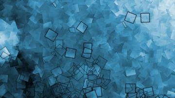 Jason Dman Abstract Digital Art Blue Square Wallpaper HD