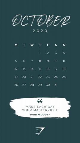 The Official Gymshark Calendar October Plan Your Time And