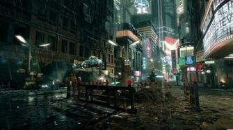 Cyberpunk Sci Fi Game City F Wallpaper