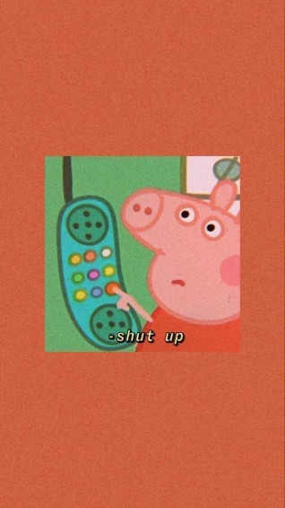 Peppa Pig Lock Screen Wallpaper Broken Glass