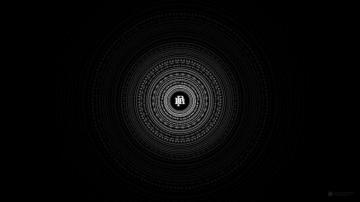Minimalism Circle Black HD Wallpaper Desktop And Mobile