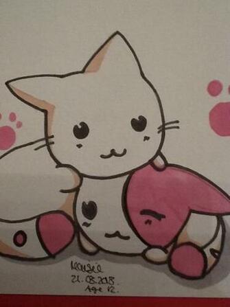 Cute Anime Animals By Purplemangastar