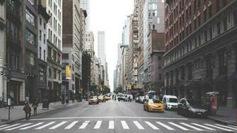 New York Street Wallpaper Top Background