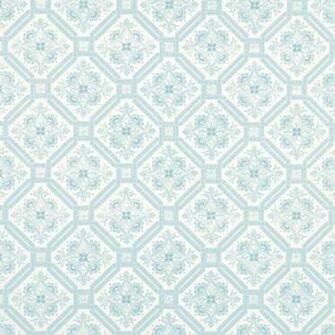 Mayhew Duck Egg Blue Patterned Wallpaper
